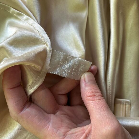 Badgley Mischka 2‎ Silk Watercolor Strapless Dress Flowy Knee Length Cocktail - Picture 6 of 13